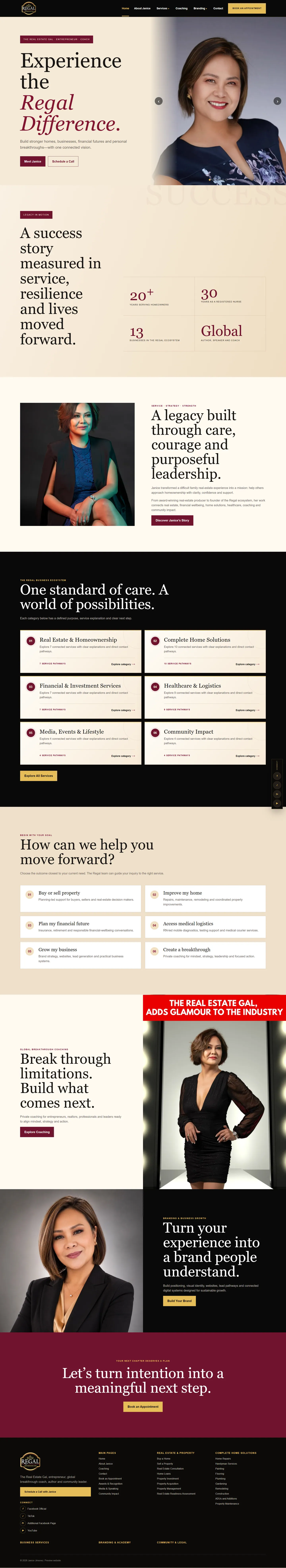 Janice Jimenez website preview